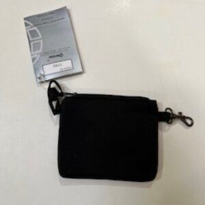 Winn International Microfiber Zip Wallet Black